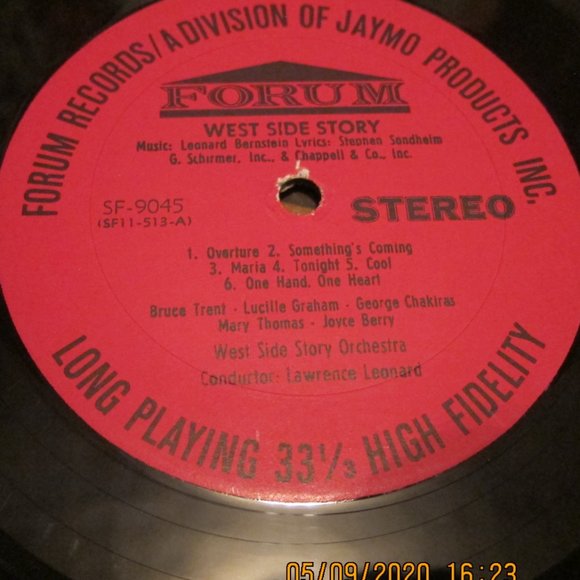 West Side Story - Original London and Bway Cast - Picture 5 of 5